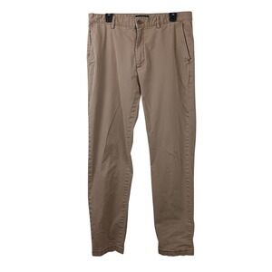 Banana Republic Athletic Fit Chinos Khaki Tan Mens Size 34x34 Cotton Spandex